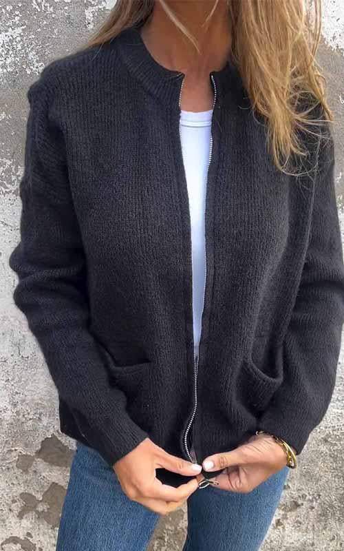 Regina - Knusse Zip-Trui