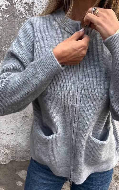 Regina - Knusse Zip-Trui